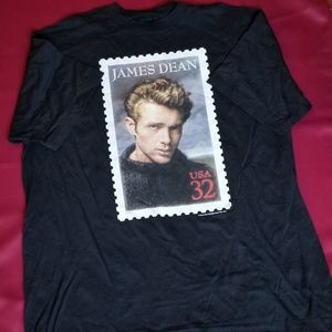 James Dean stamp Warner bros Tshirt